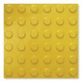 Loseta de cemento podotactil amarillo Prevencion (puntos) 30 x 30 cm (pieza)