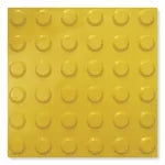 Loseta de cemento podotactil amarillo Prevencion (puntos) 30 x 30 cm (pieza)