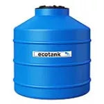 Tanque externo captacion agua tricapa 750 litros azul Ecotank 01-000751