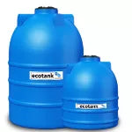 Cisterna subterraneo (enterrar) tanque captacion agua tricapa 1100 litros azul Ecotank 02-001101
