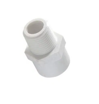Adaptador PVC macho 12 mm (1/2")