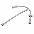 Tubo de abasto T de acero para lavatorio 1/2 x 1/2 AM x 1/2 FPI 55 cm Coflex