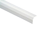 Perfil plastico para gypsum esquinero redondo 3.05 metros