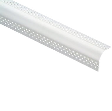 Perfil plastico para gypsum esquinero redondo 3.05 metros
