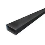 Tubo industrial HN rectangular 1" x 2" (25 x 50 x 0.95 mm) 6 metros