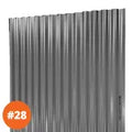 Lamina techo ondulada galvanizada 0.30 mm x 0.81 x 3.66 metros Metalco
