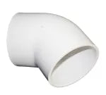 Codo potable 45° liso PVC SCH40 75 mm (3")