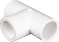 Tee potable con rosca PVC SCH40 18 mm (3/4")