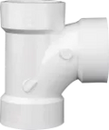 Tee sanitaria PVC SCH40 pared gruesa 31 mm (1-1/4")