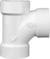 Tee sanitaria PVC SCH40 pared gruesa 38 mm (1-1/2")