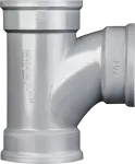 Tee sanitaria PVC SDR32.5 pared delgada 100 mm (4")