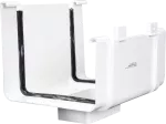 Boquilla para canoa PVC rectangular alto caudal