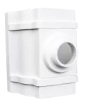 Boquilla para canoa PVC pecho paloma (colonial) redonda 50 mm (2")