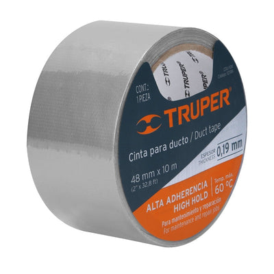 Cinta para ducto 2” (48 mm) x 50 metros Truper CDU-50X / 12588