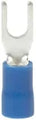 Terminal horquilla 5/32" (16-14 AWG) azul (10 por paquete)