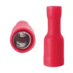 Terminal hembra .156” (2216 AWG) redondo rojo (10 por paquete)