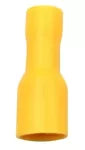 Terminal hembra .250” (12-10 AWG) aislado amarillo (10 por paquete)