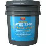 Pintura semibrillante Latex 3300 cubeta Sur 0330000005 (Blanco)