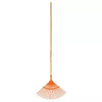Rastrillo metalico para jardin 22 dientes con palo Truper EM-22 / 14322