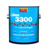 Pintura semibrillante Latex 3300 galon Sur 0330000006 (Blanco)