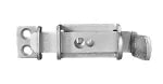Picaporte platina #5 de acero galvanizado 2" x 1/8" PPT05