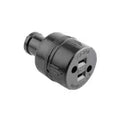 Toma de hule para extension electrica 15A 110V negro Eagle 226