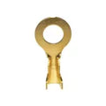 Terminal anillo 1/4” (12-10 AWG) de laton (10 por paquete)