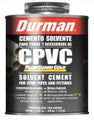 Pegamento CPVC agua caliente 1/8 galon Durman