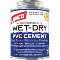 Pegamento PVC agua fria y caliente Wet-Dry azul 1/16 galon Lanco SM248-7