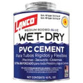 Pegamento PVC agua fria y caliente Wet-Dry azul 1/8 galon Lanco SM248-6