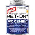 Pegamento PVC agua fria y caliente Wet-Dry azul 1/32 galon Lanco SM248-8