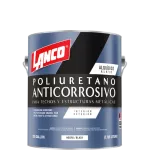 Pintura anticorrosiva poliuretano para techos y estructuras metalicas cuarto Lanco MM92-5 (negro)
