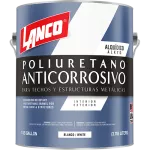 Pintura anticorrosiva poliuretano para techos y estructuras metalicas galon Lanco MM93-4 (blanco)