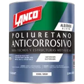 Pintura anticorrosiva poliuretano para techos y estructuras metalicas cuarto Lanco MM96-5 (verde)