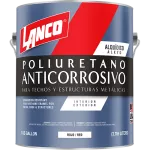 Pintura anticorrosiva poliuretano para techos y estructuras metalicas galon Lanco MM95-4 (rojo)