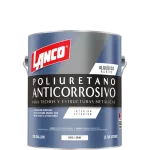 Pintura anticorrosiva poliuretano para techos y estructuras metalicas cuarto Lanco MM86-5 (gris)