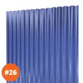 Lamina techo ondulada esmaltada azul 0.46 mm x 1.06 metros Metalco (metro lineal)