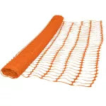 Malla seguridad plastica naranja fosforescente para construccion 1.22 x 30 metros