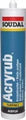 Sellador acrilico pintable Acryrub 300 mL Soudal 102601 (negro)