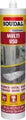 Sellador silicon acetico Acetic Multi Purpose Sil 290 mL Soudal 129024 (transparente)
