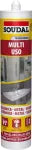 Sellador silicon acetico Acetic Multi Purpose Sil 290 mL Soudal 129024 (transparente)