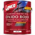 Anticorrosivo poliuretano base secado rapido (15 minutos) para interior y exterior galon Lanco MM105-4 (minio rojo oxido)