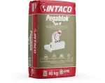 Mortero pega block Pegablok Tipo M compresion muy alta saco 40 kg Intaco (gris)