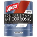 Pintura anticorrosiva poliuretano para techos y estructuras metalicas cuarto Lanco MM91-5 (teja)