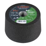 Piedra para esmeriladora desbaste en concreto (tapa dulce) 3-5/32” Truper C-1284-PI / 13782 (grano 80)