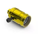 Socket con perilla de metal E27 250W 250V UL Eagle 915