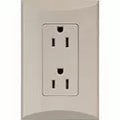 Tomacorriente doble 15A 110V TR marfil Plata Eagle 1009A-V