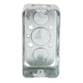 Caja EMT rectangular liviana 0.70 mm (KO 1/2" y 3/4")