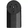 Toma tipo parche 3 polos 30A 125-250V UL negro Eagle 125
