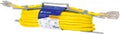 Extension electrica reforzada aterrizada 1 toma 15 metros amarilla 13A 14AWG Volteck ERA-15X14 / 48068